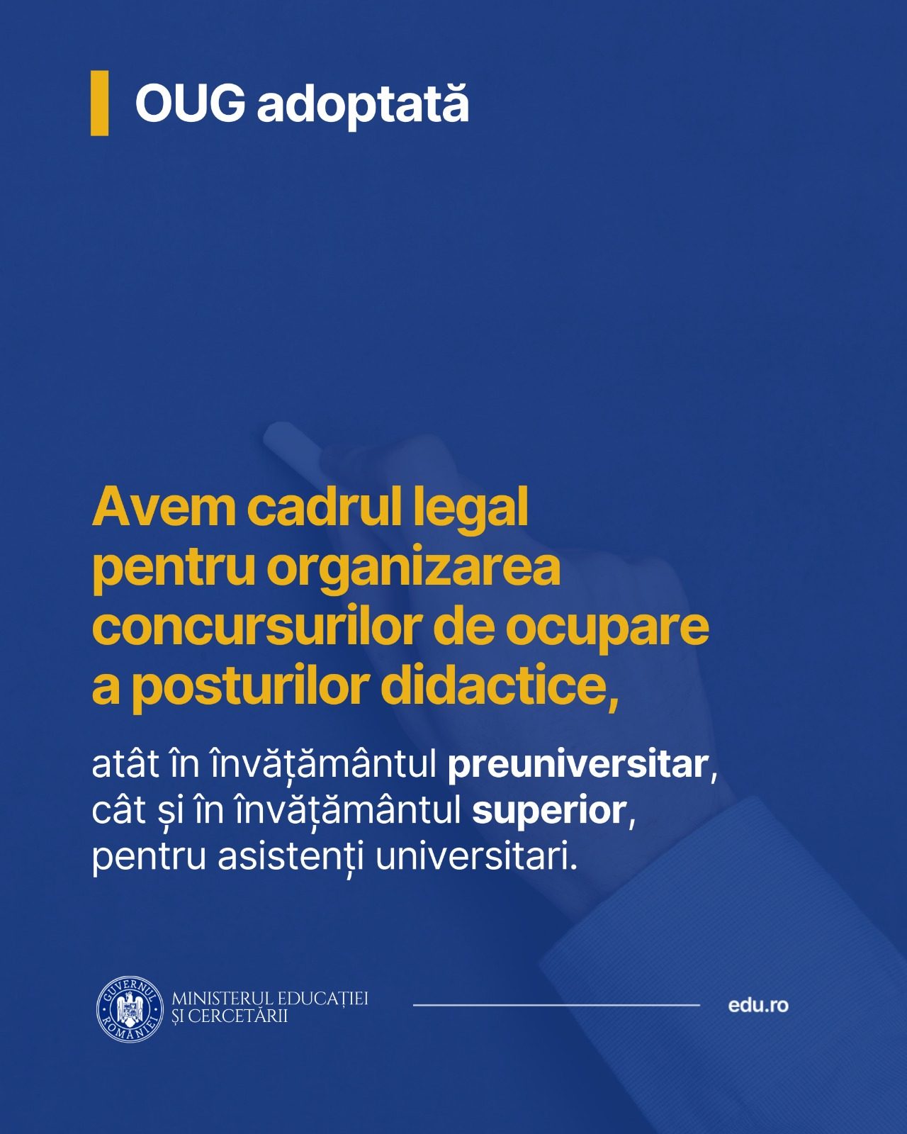 Guvernul Aprobă Ordonanța de Urgență pentru Deblocarea Posturilor Didactice