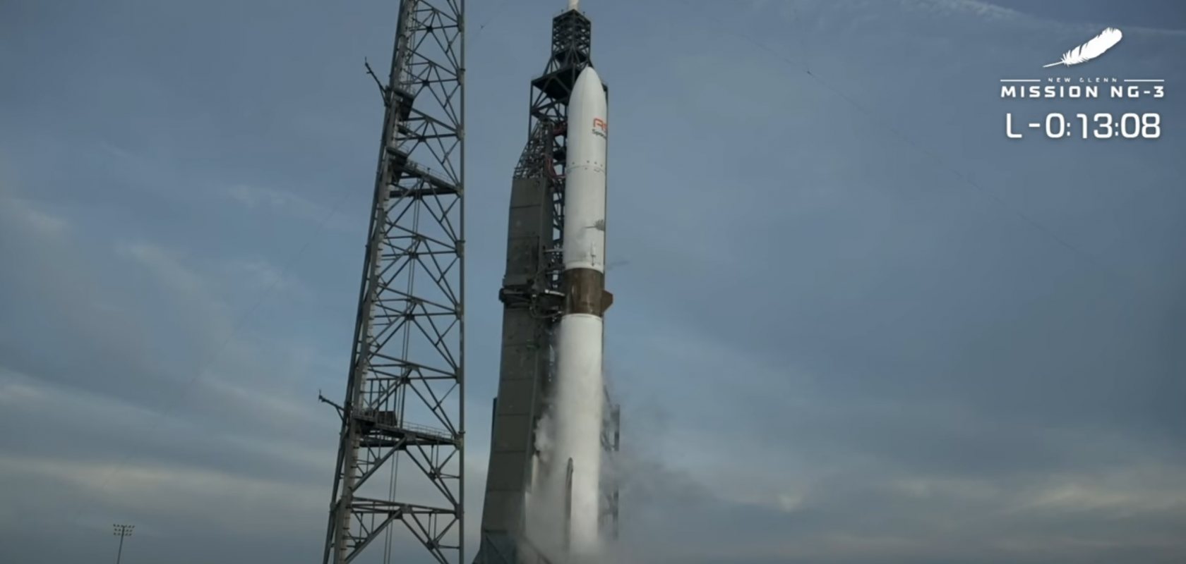 Racheta New Glenn decolează astăzi folosind un booster recuperat